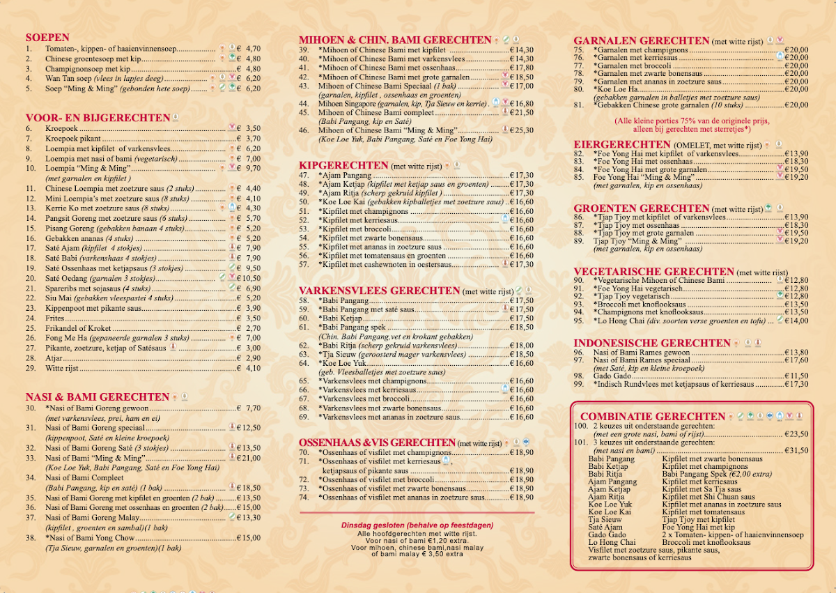 Menu Chinees Restaurant Ming & Ming Gorinchem-1