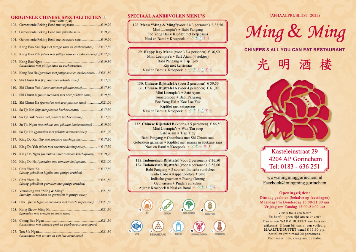 Menu Chinees Restaurant Ming & Ming Gorinchem-2