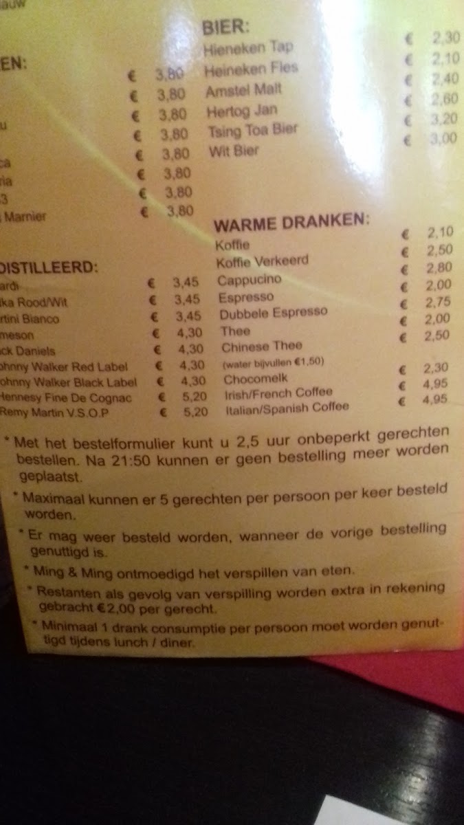 Menu Chinees Restaurant Ming & Ming Gorinchem-3